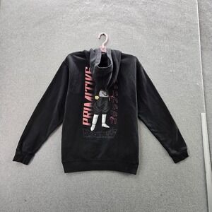 Primitive Men Hoodie S Black Graphic Fleece Dragon Ball Streetwear Logo READ